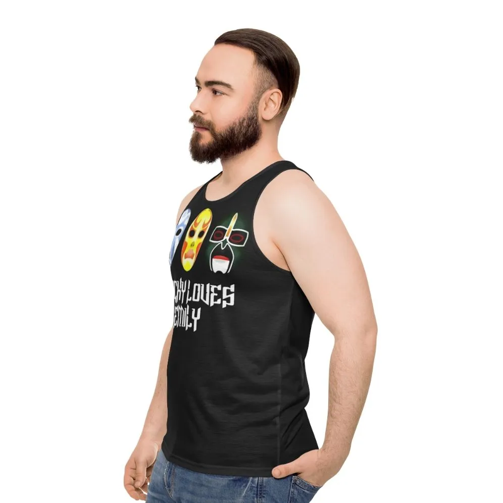 3 Ninjas Rocky Loves Emily Unisex Tank Top