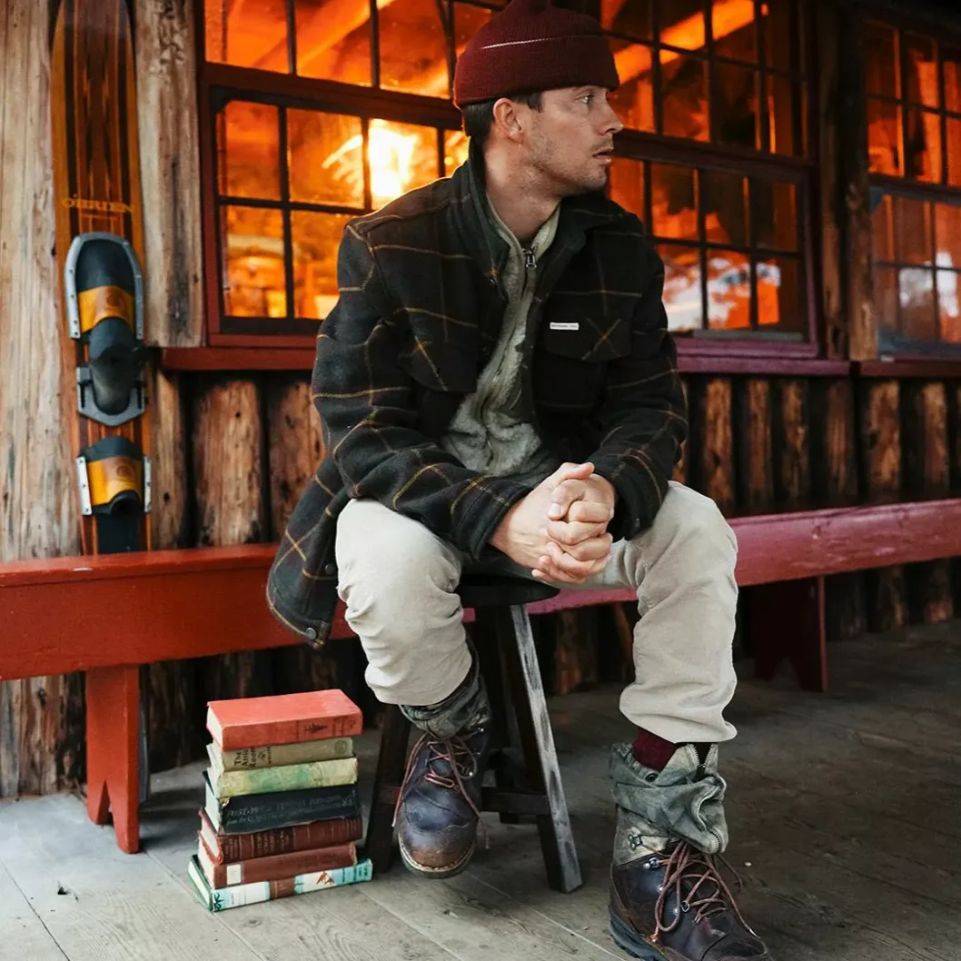 Amundsen Wool Jacket Hunter Brown Check