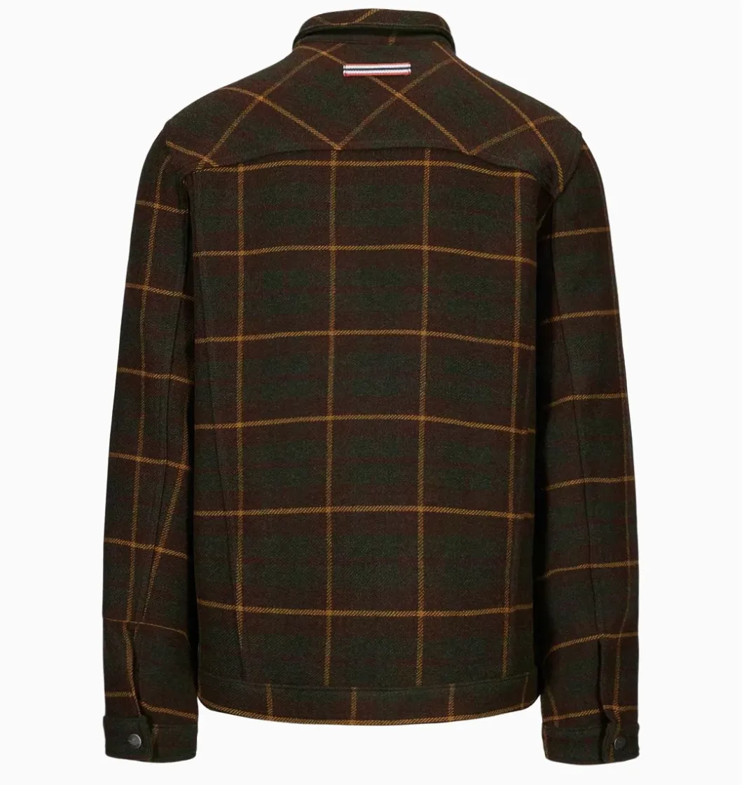 Amundsen Wool Jacket Hunter Brown Check