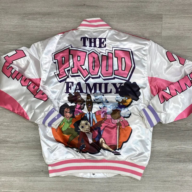 Headgear Classics- the proud family white satin jacket