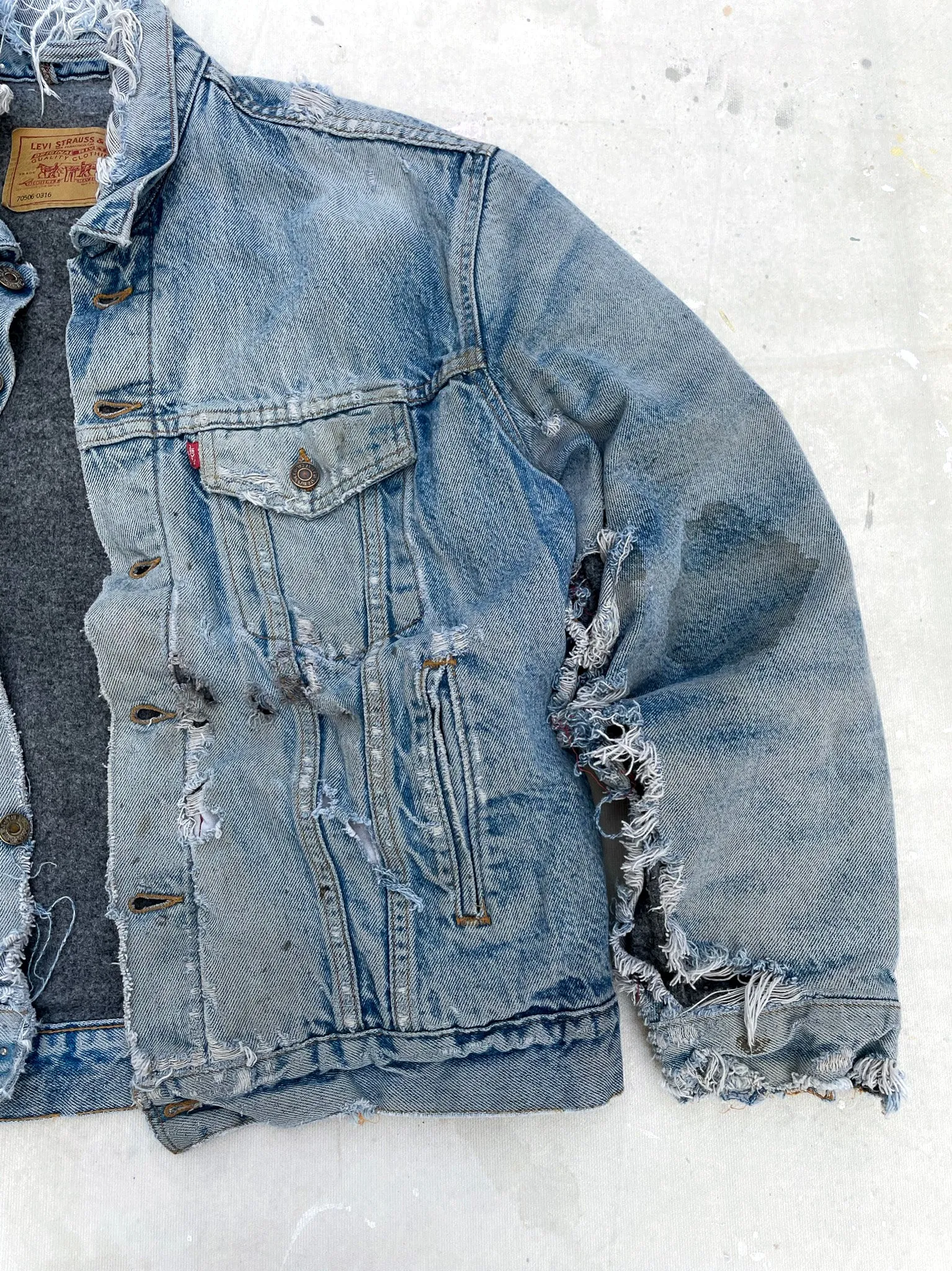 Levi’s Type III Blanket Lined Denim Jacket—[XL]