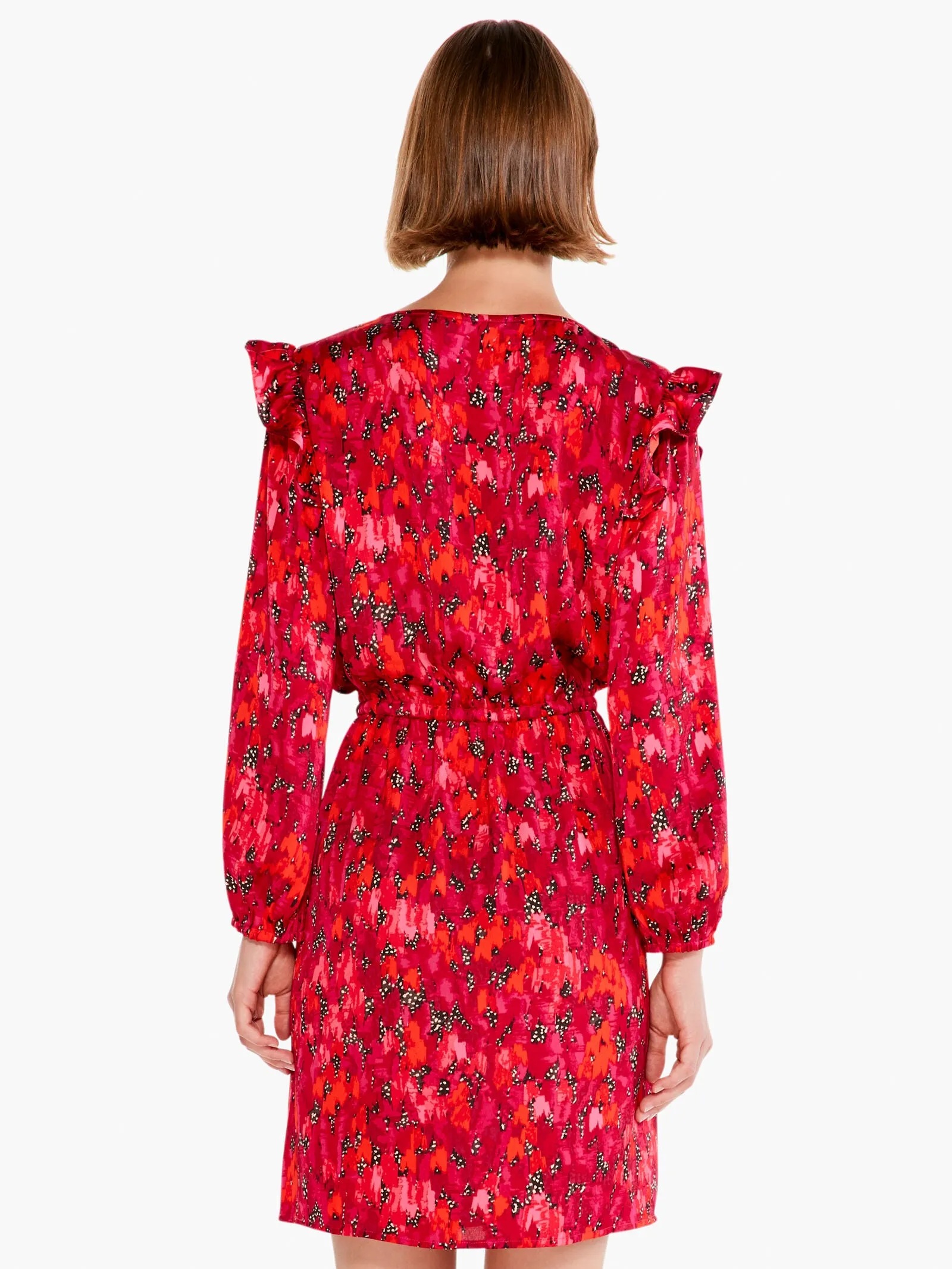 Mix & Mingle Dress in Red Multi
