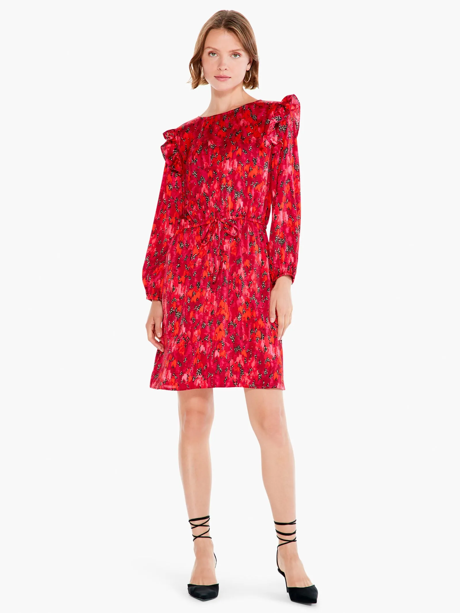 Mix & Mingle Dress in Red Multi