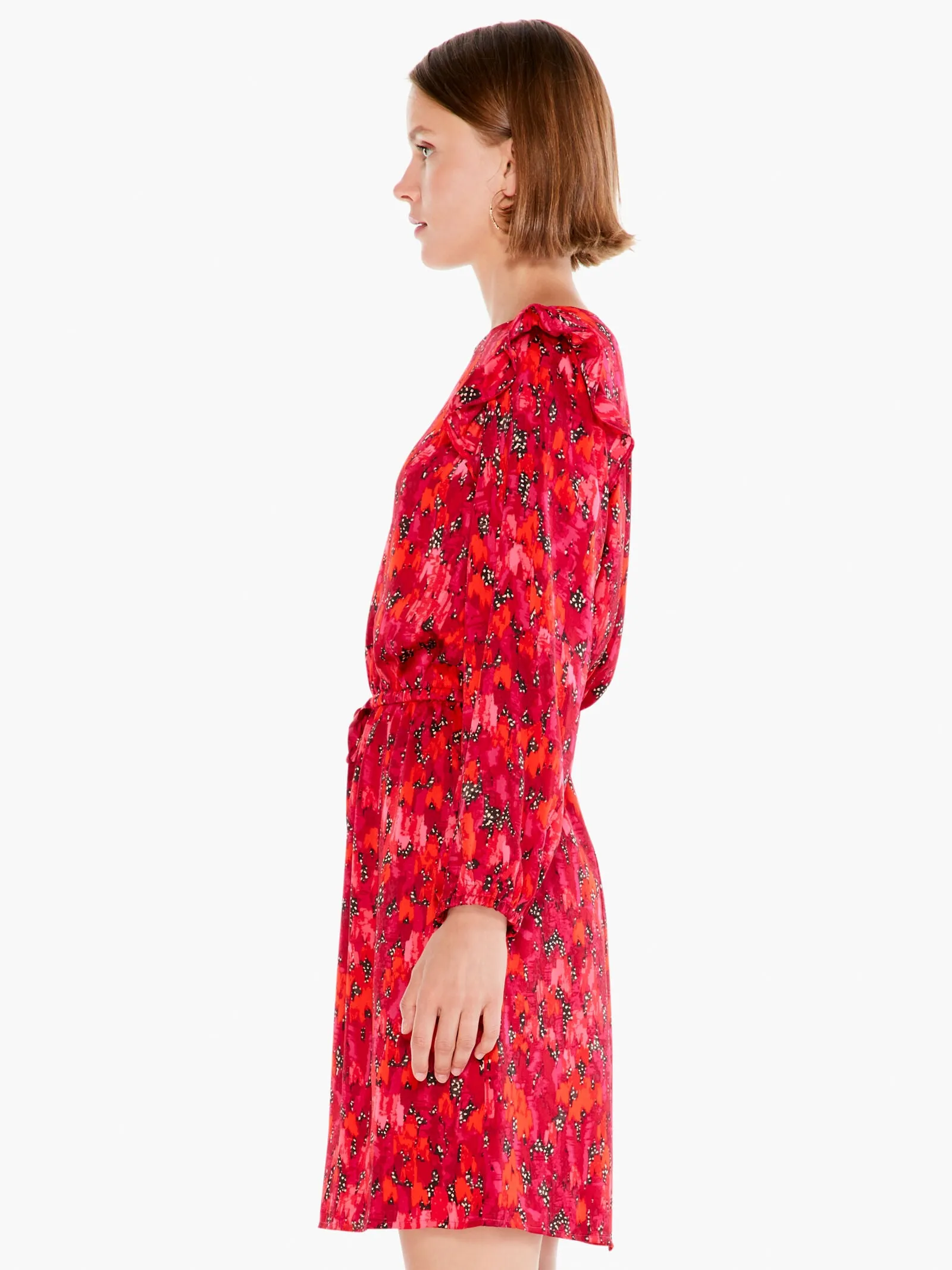 Mix & Mingle Dress in Red Multi