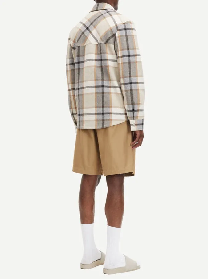 PLUM SHIRT JACKET | OATMEAL CH.