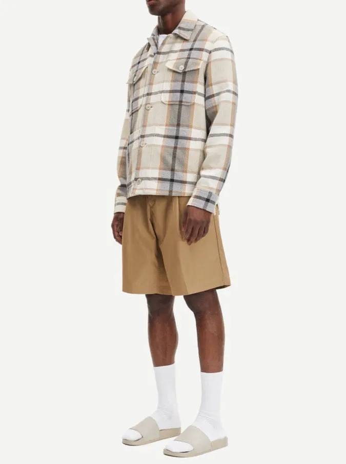 PLUM SHIRT JACKET | OATMEAL CH.