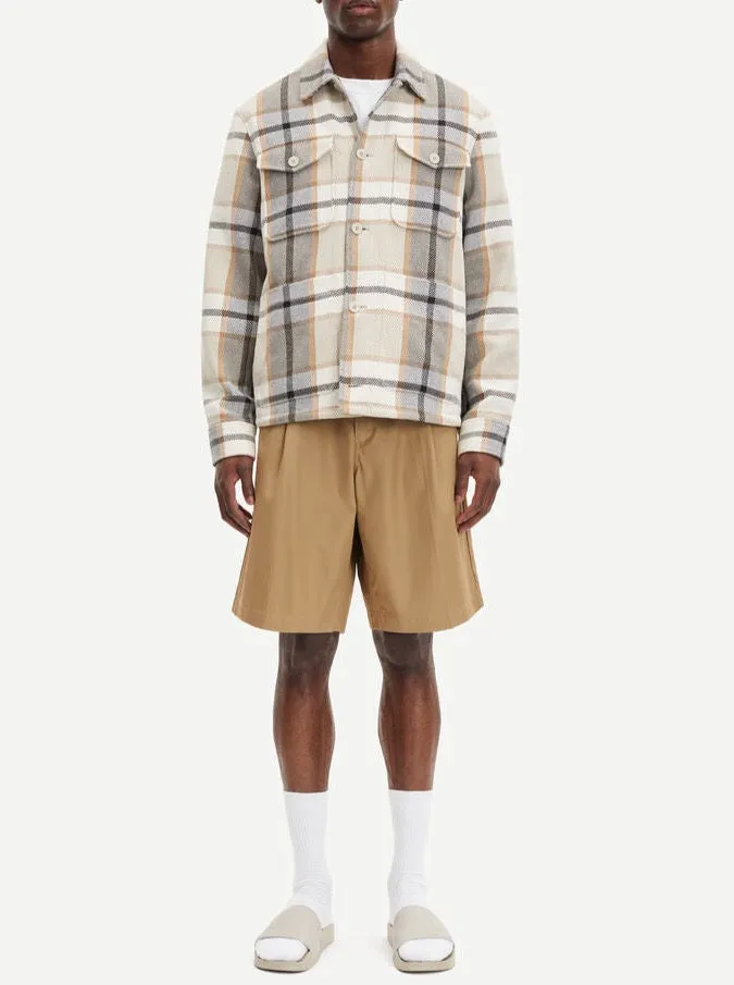 PLUM SHIRT JACKET | OATMEAL CH.