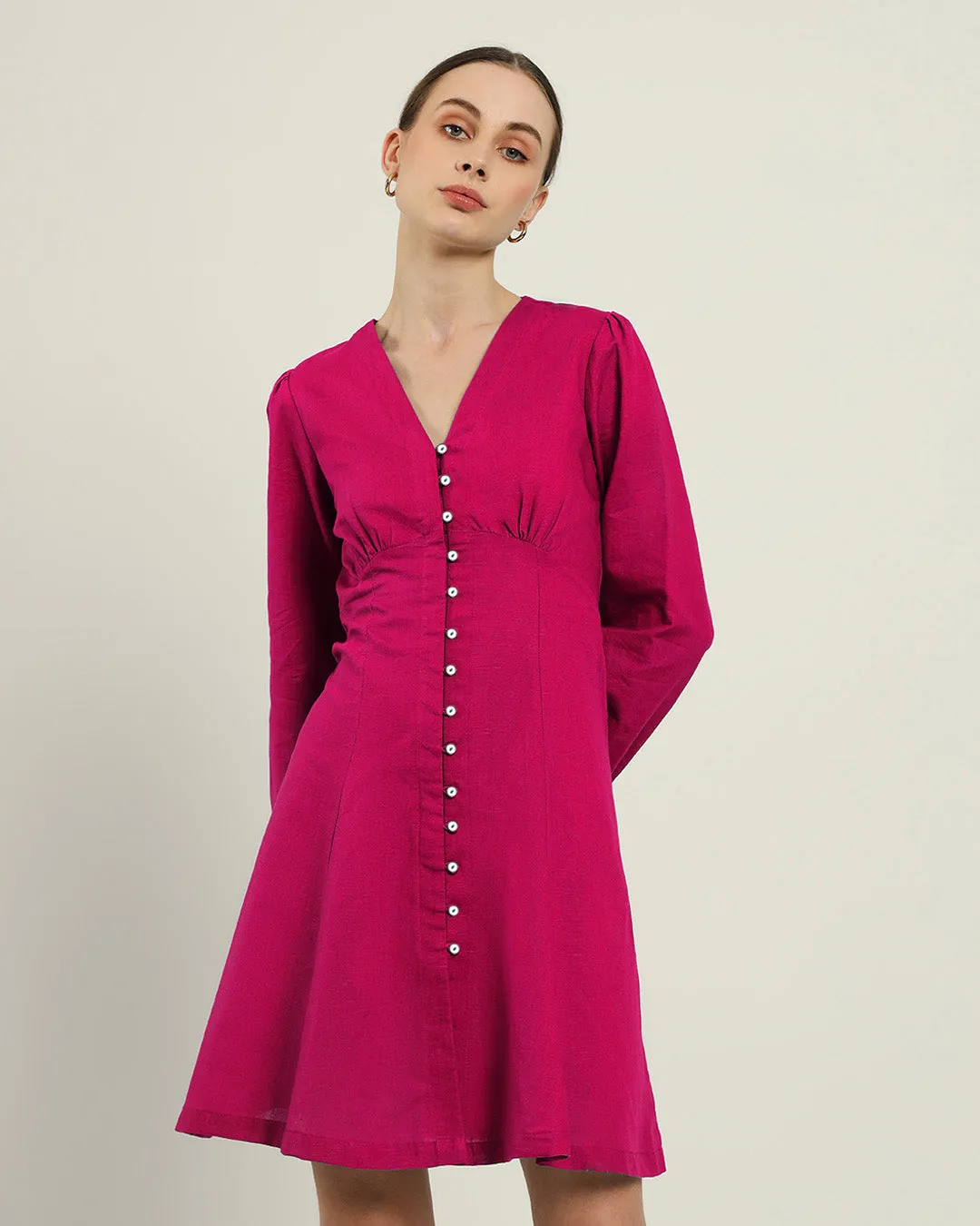 The Dafni Berry Cotton Dress