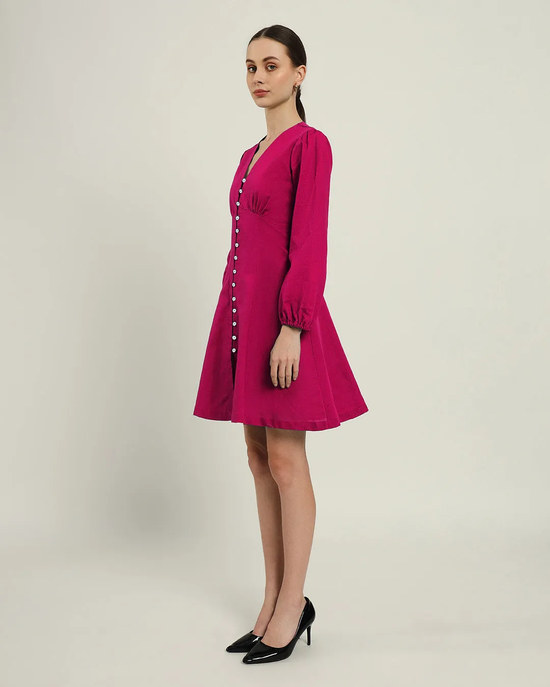 The Dafni Berry Cotton Dress
