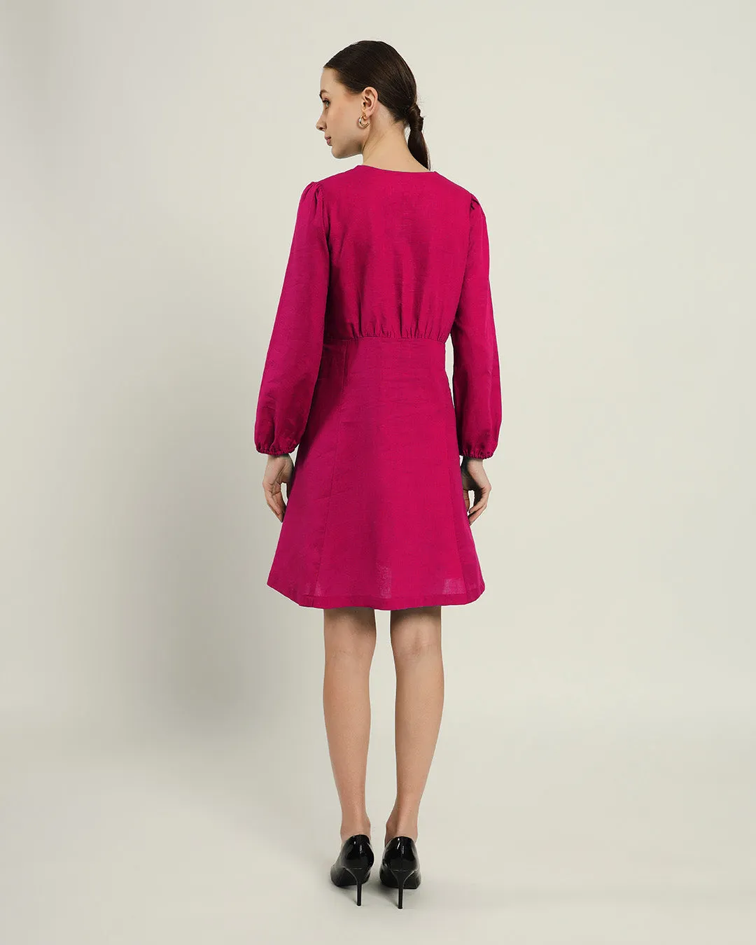 The Dafni Berry Cotton Dress