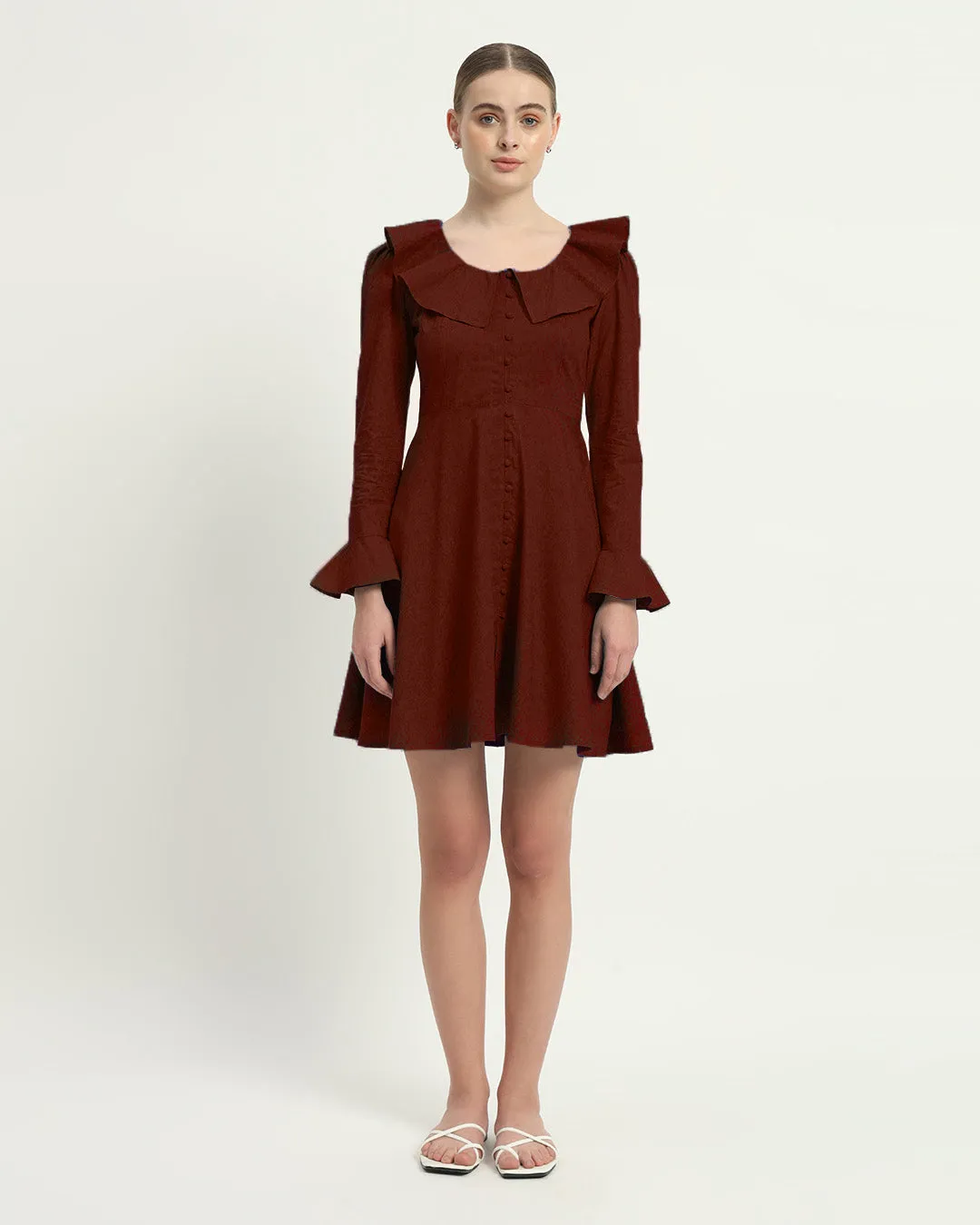 The Fredonia Rouge Cotton Dress