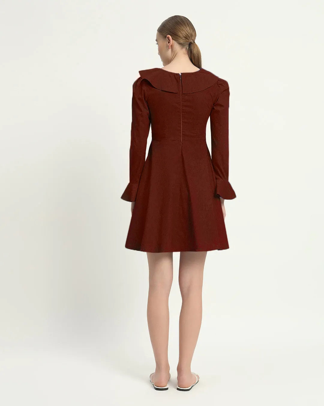 The Fredonia Rouge Cotton Dress