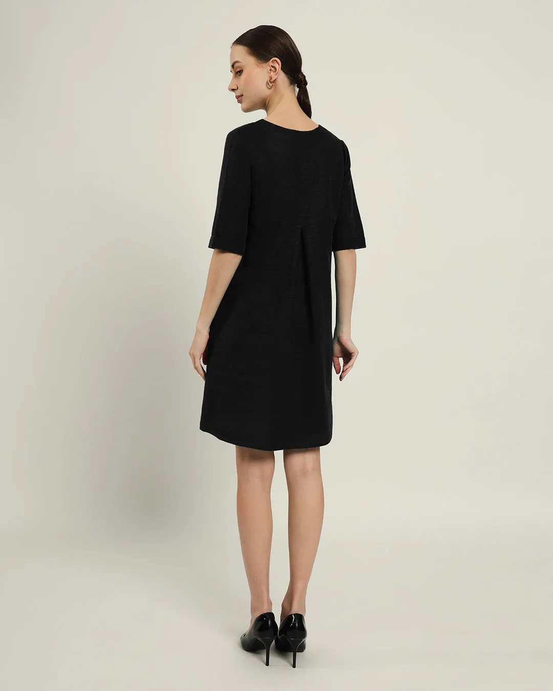 The Giza Noir Cotton Dress