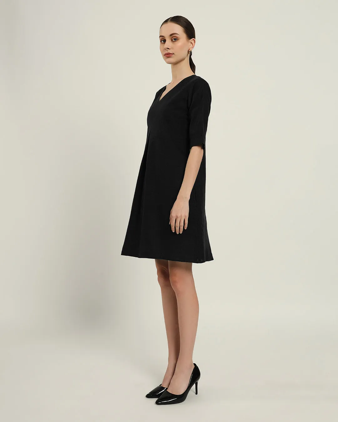The Giza Noir Cotton Dress