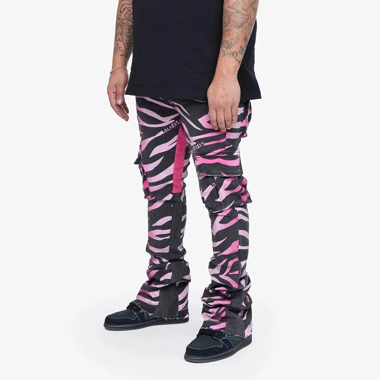 Valabasas Stacked "Guise" Denim Jean