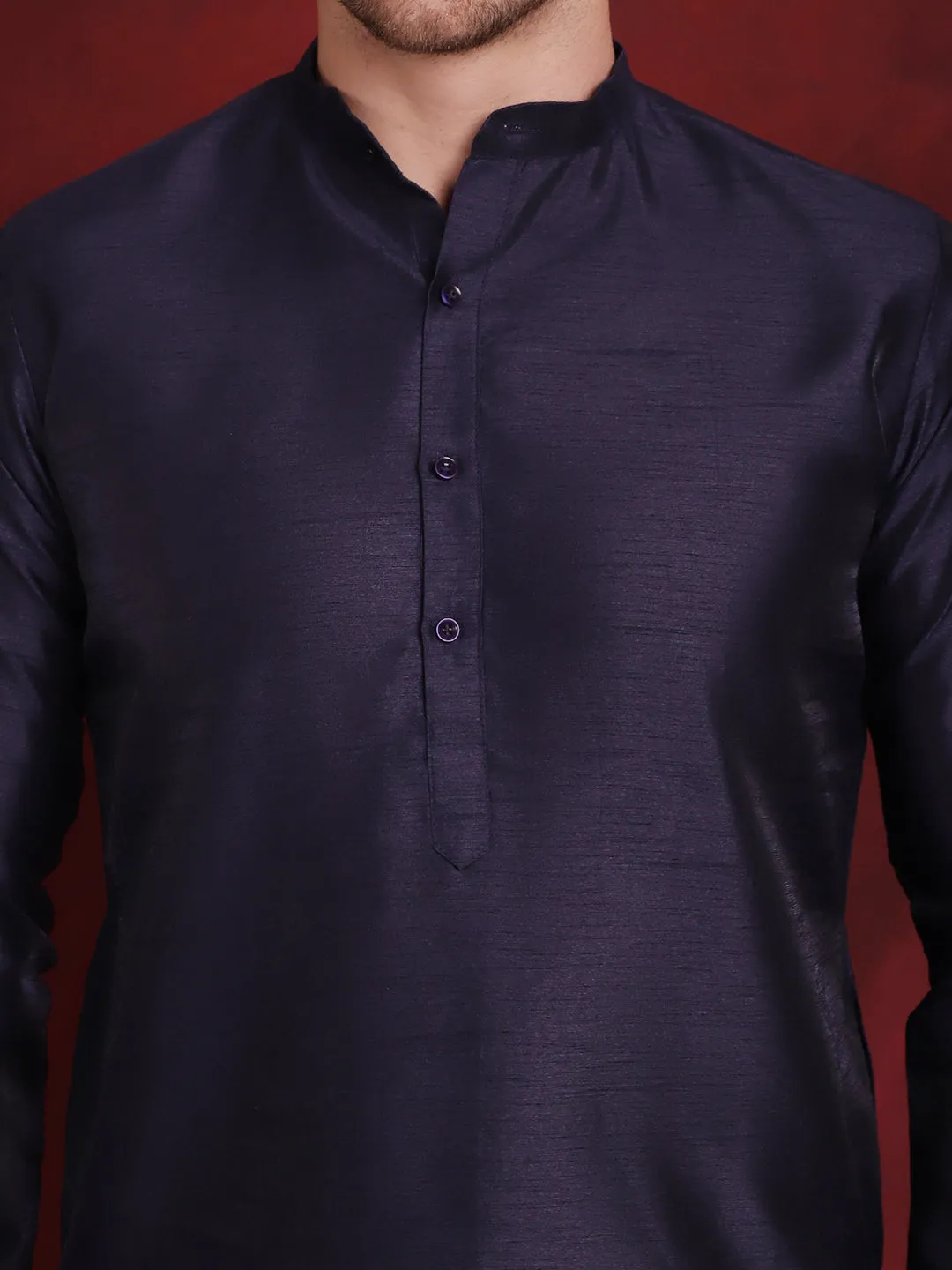 White Floral Printed Nehru Jacket With Kurta Pyjama Set