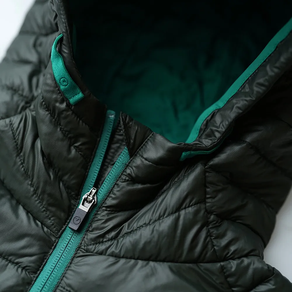 Womens Merino Wool Insulated Jacket (Forest/Green)
