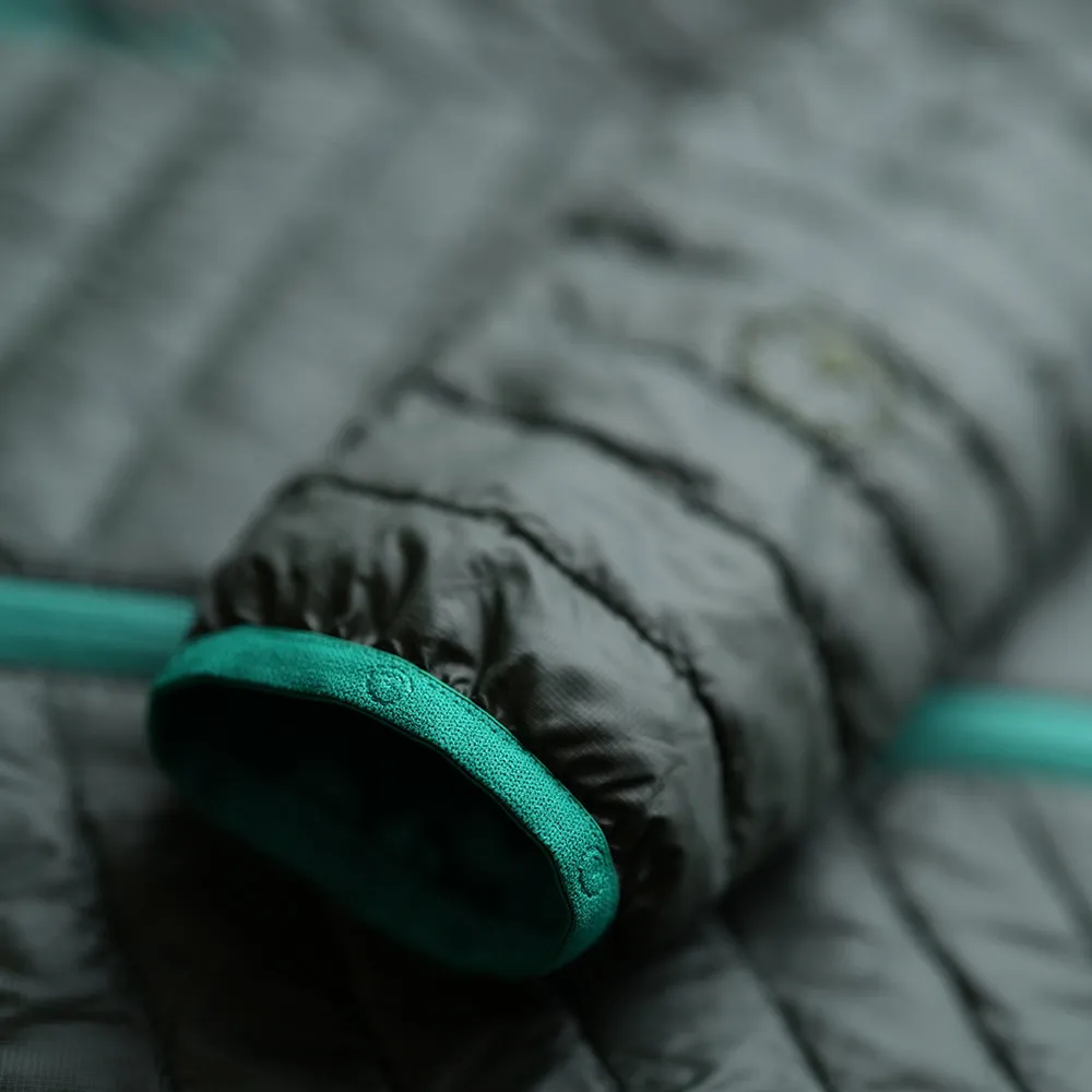 Womens Merino Wool Insulated Jacket (Forest/Green)