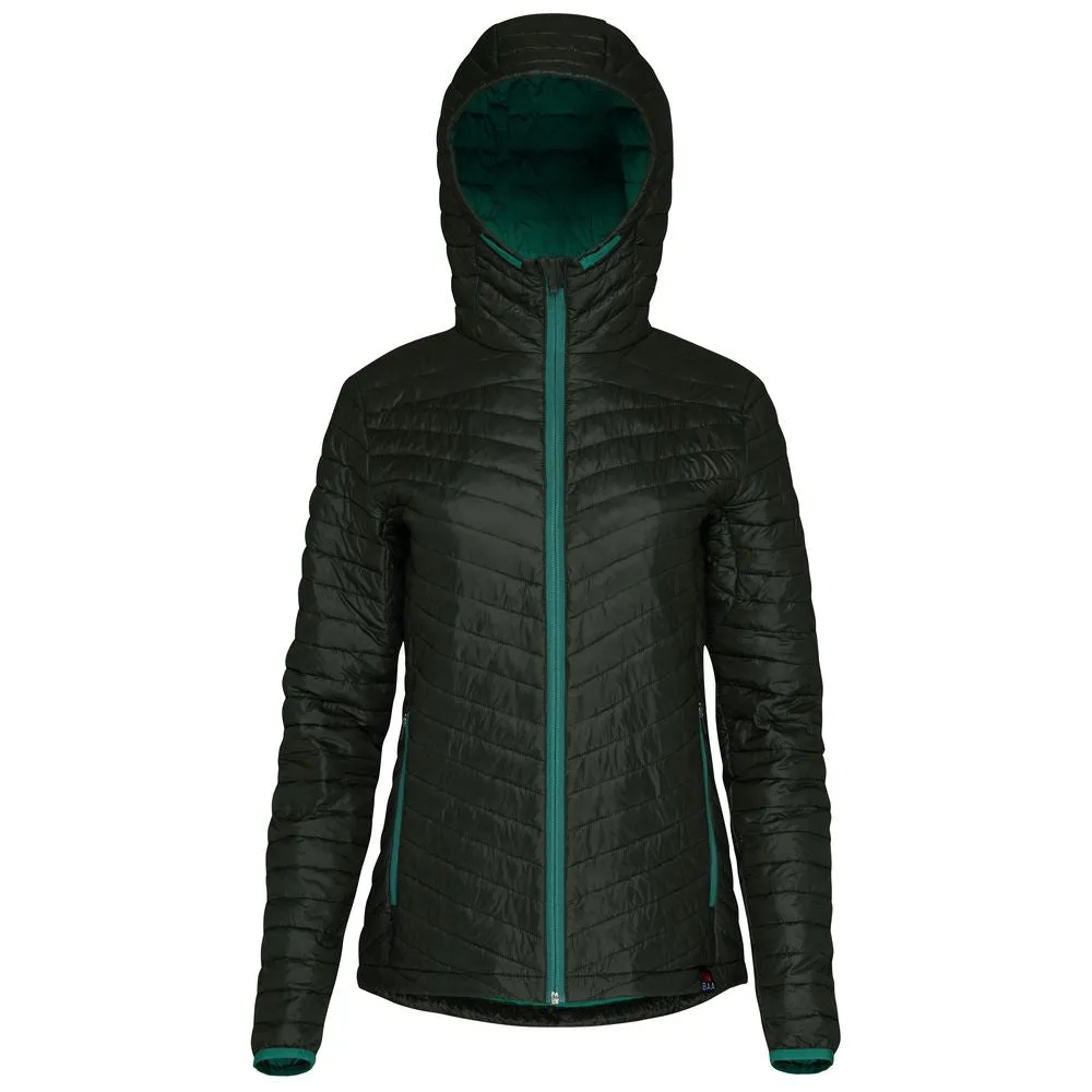 Womens Merino Wool Insulated Jacket (Forest/Green)