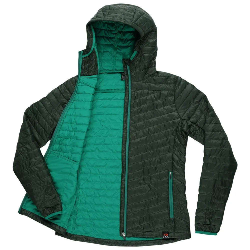 Womens Merino Wool Insulated Jacket (Forest/Green)