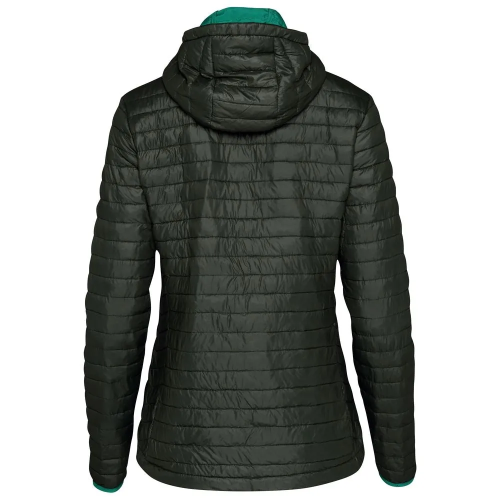 Womens Merino Wool Insulated Jacket (Forest/Green)