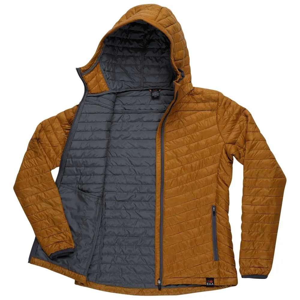 Womens Merino Wool Insulated Jacket (Mustard/Smoke)